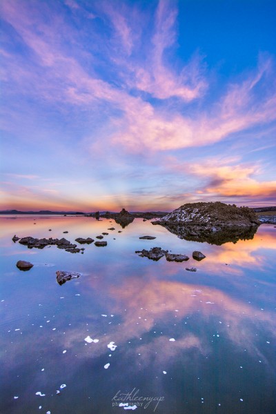 Candy floss reflection