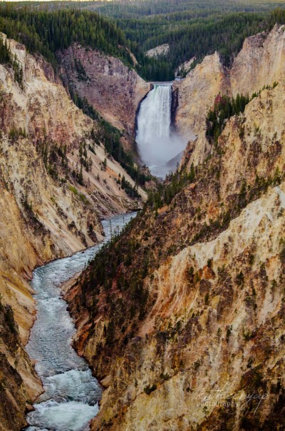 Falls and the river