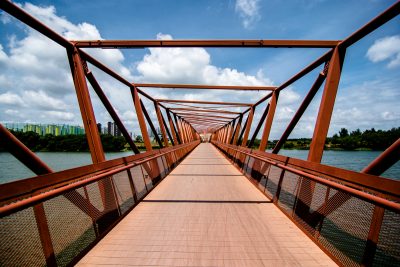 Punggol bridge, Singapore